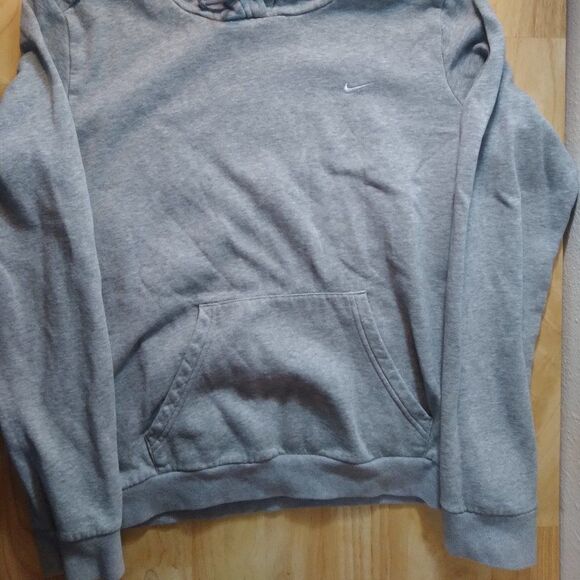 Vintage Nike Small Swoosh Logo Hoodie Sweatshirt - Picture 3 of 8